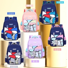 2024秋季新款雙肩背包書包均碼拉鏈寶藍(lán)粉寶藍(lán)綠寶藍(lán)灰尼龍布